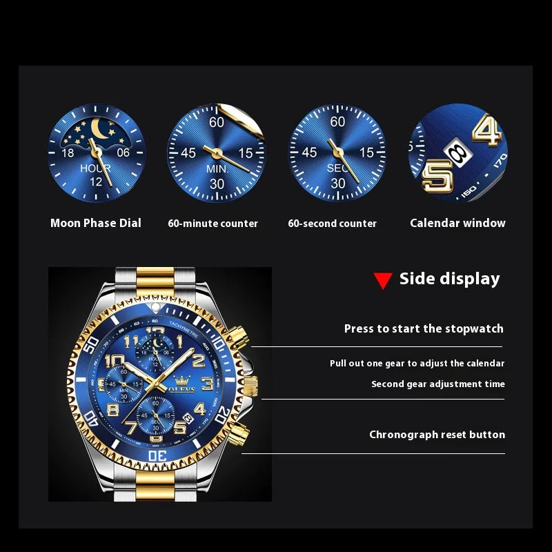 Metal Band Luxury Men's Watch