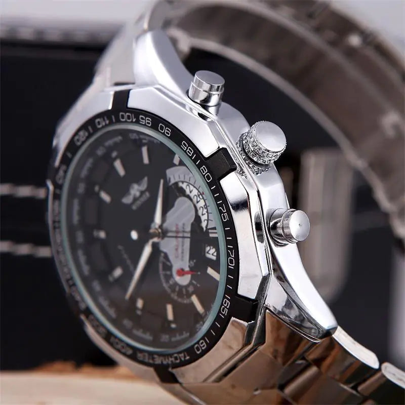 Steel Band Automatic Mechanical Watch