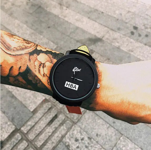 Korean Style Large Dial Quartz Watch