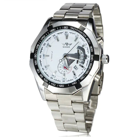 Steel Band Automatic Mechanical Watch