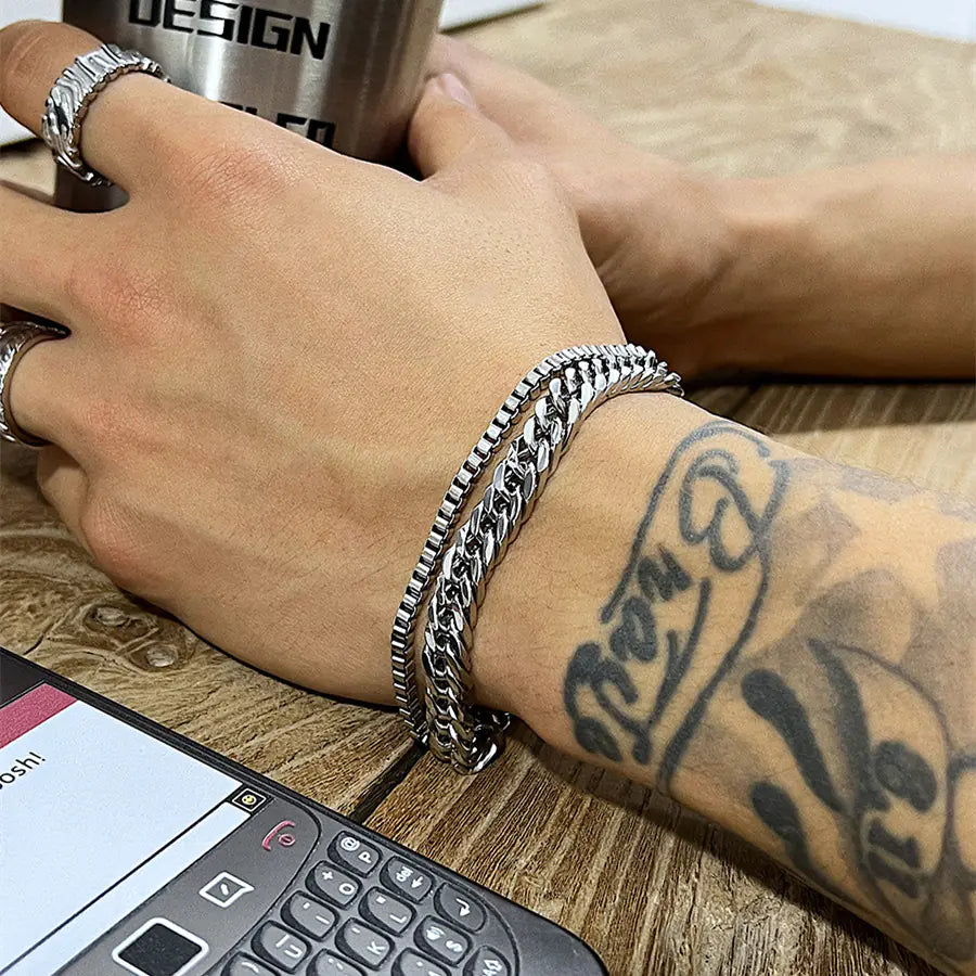 Double Cuban Bracelet